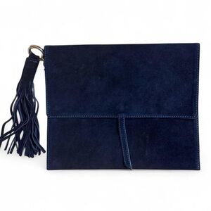 Mer Sea & Co Suede Envelope Clutch EUC